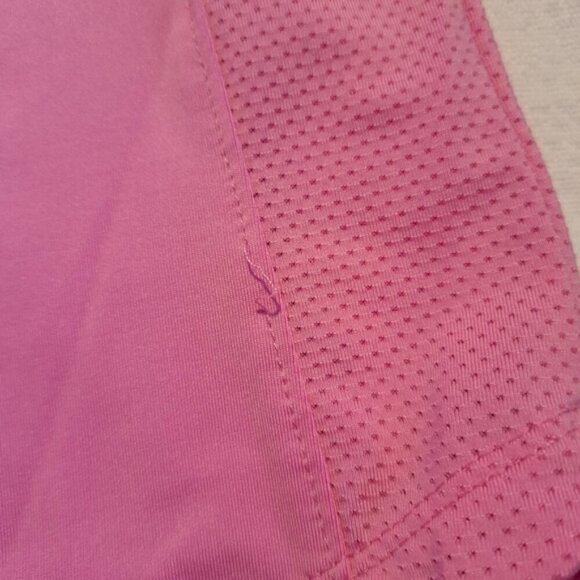 Turtles & Tees girls size XL 14/16 pink & peach polo top, VGUC - Picture 4 of 5